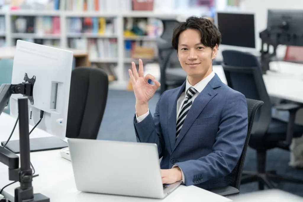 メルマガの運用が続いている男性