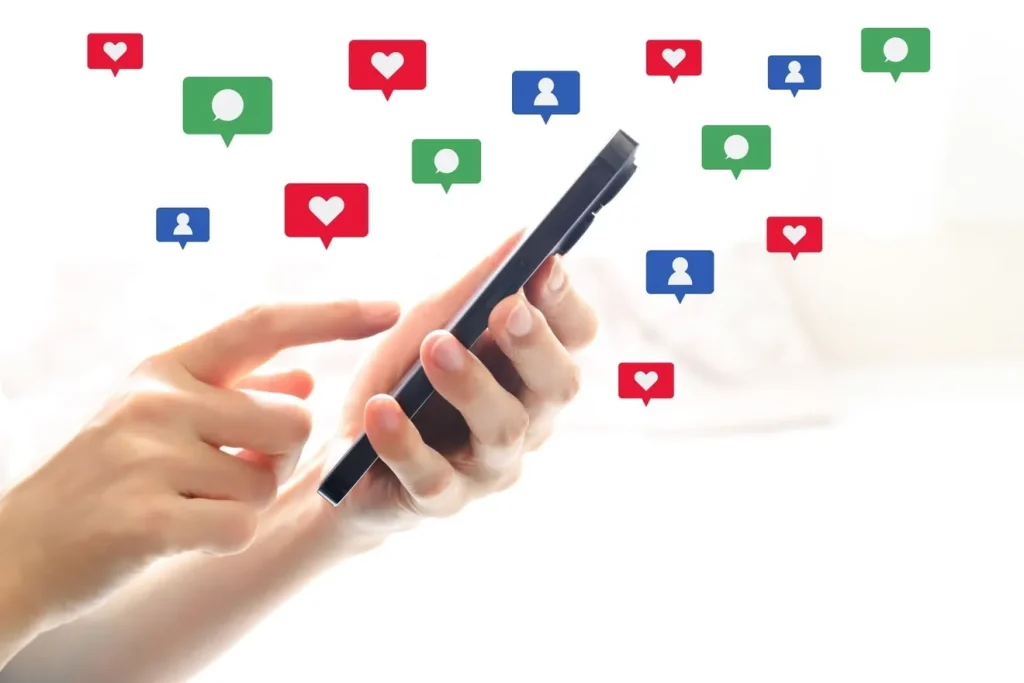 スマートフォンとSNSのつながり