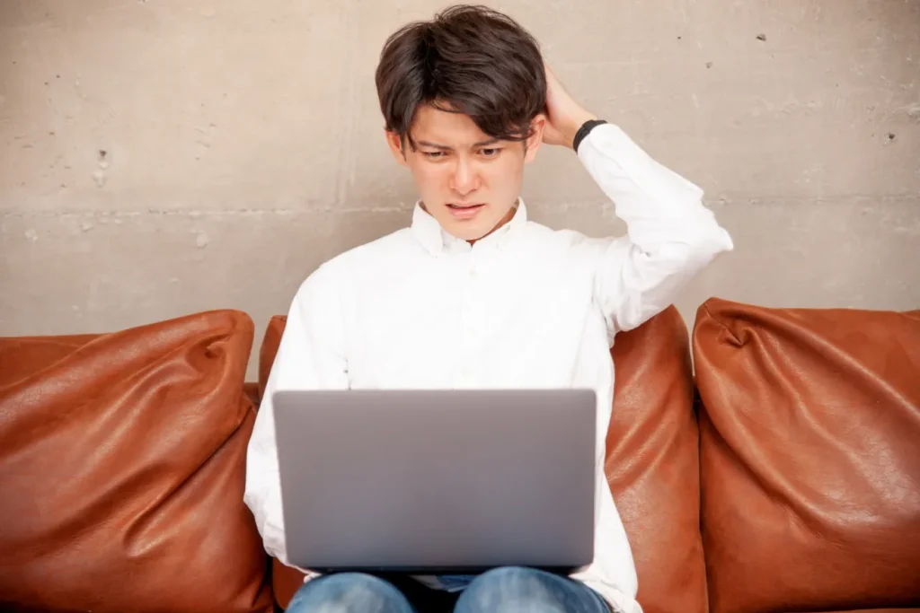 使いにくい求人サイトになって失敗したと感じる男性