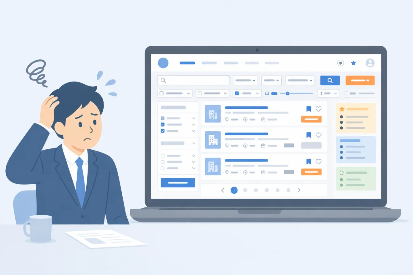 使いづらい求人サイトの特徴とは？求職者と企業が離れる原因と対処法